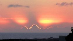 Kona Coast Hawaii's Big Island Sunset. by Richard Lynch 